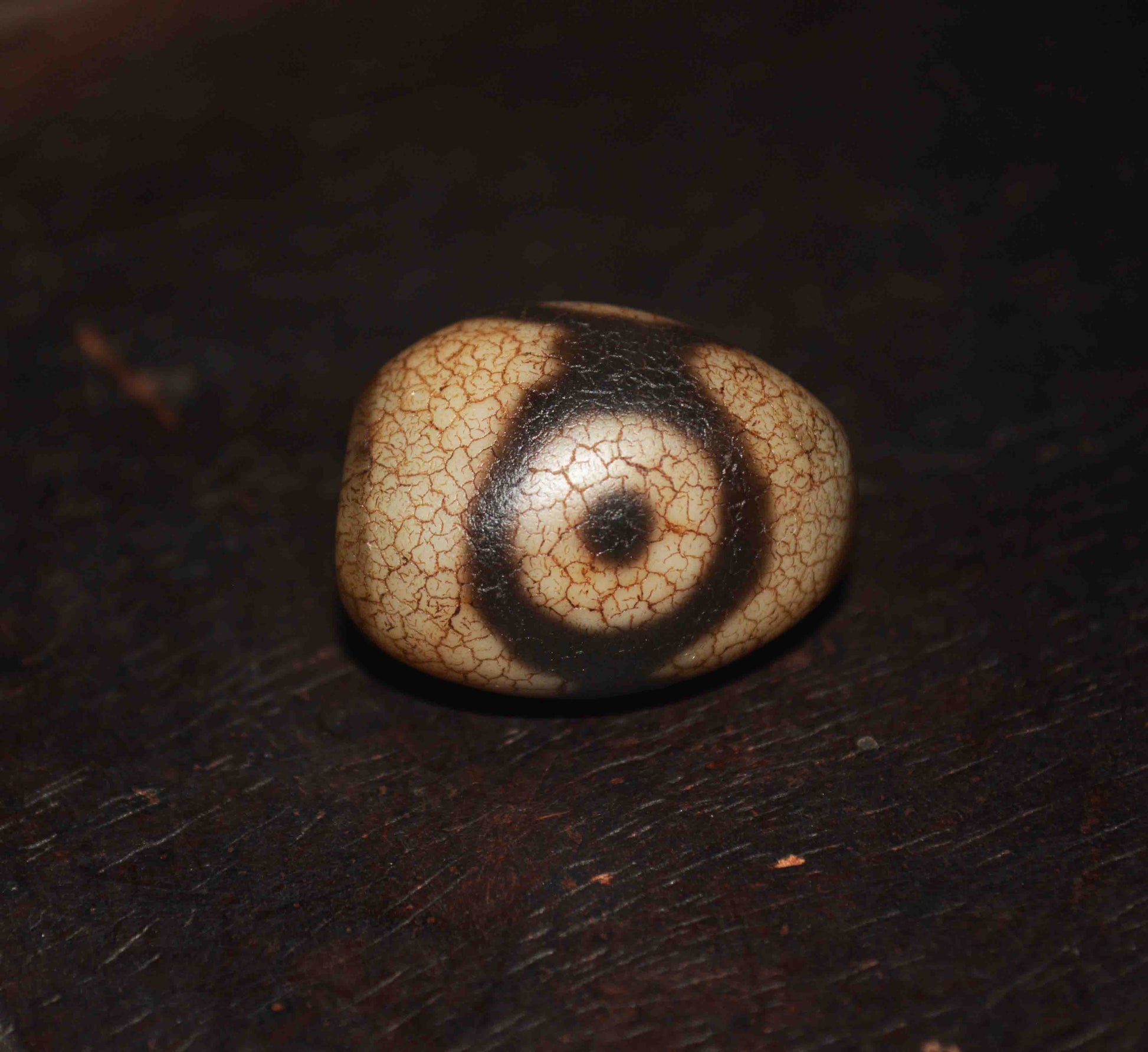 Genuine Tibetan Ancient Pure Three Eyes Dzi Bead Amulet Himalaya Old Antique Real Agate Nepal 3 Eyed Gzi Amulet Talisman Bracelet