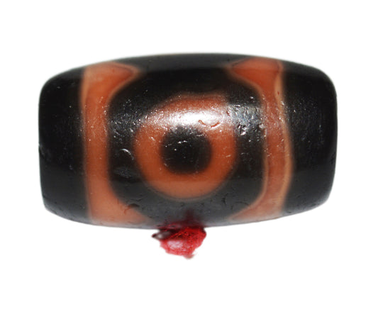 Genuine Tibetan Ancient Three Eyes Dzi Bead Pendant Amulet Himalaya Old Antique Real Agate Nepal 3 Eyed Pure Gzi Talisman Bracelet