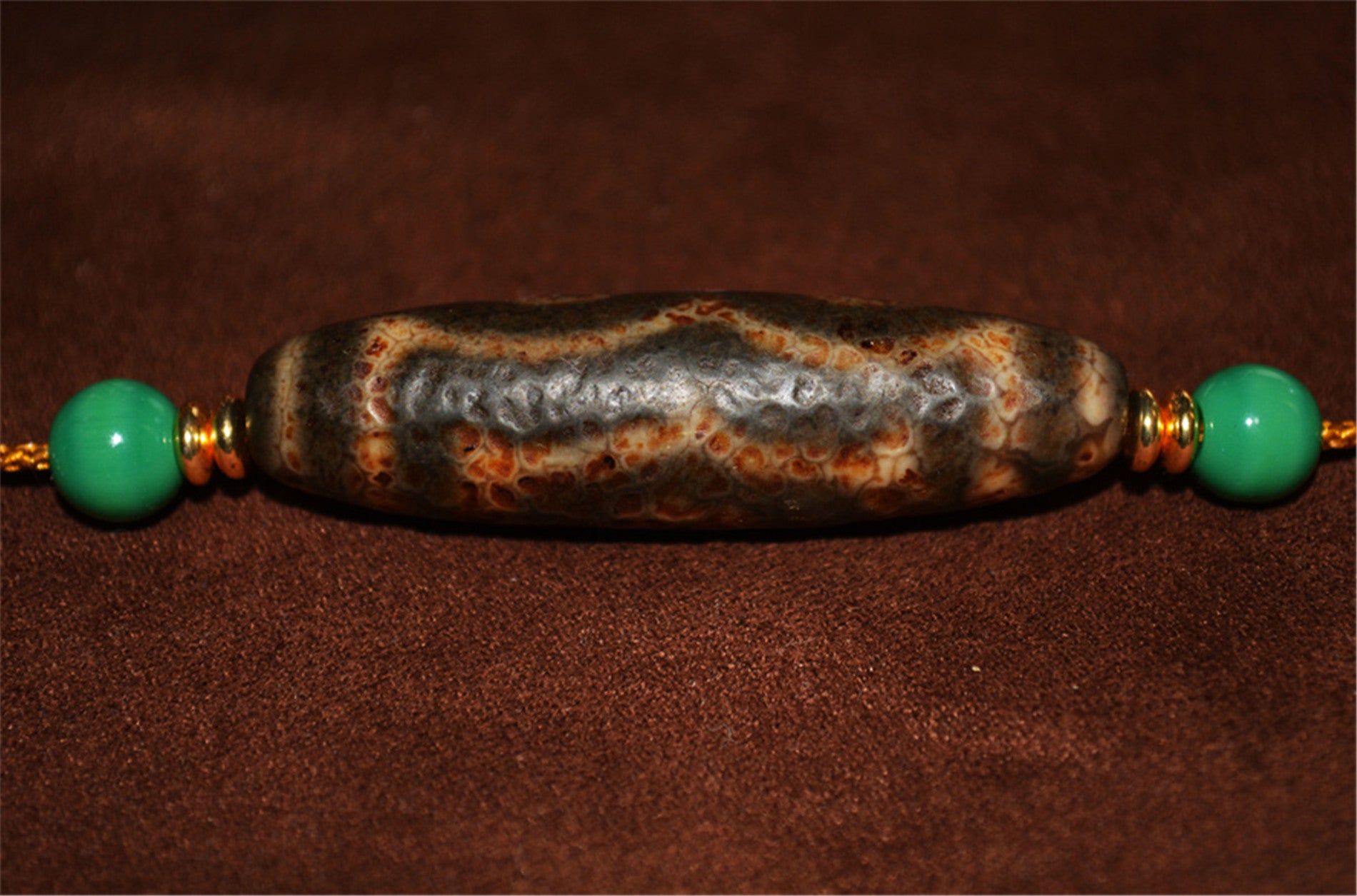 Genuine Tibetan Ancient Three Eyes Dzi Bead Pendant Amulet Himalaya Old Antique Real Agate Nepal 3 Eyed Pure Gzi Talisman Bracelet