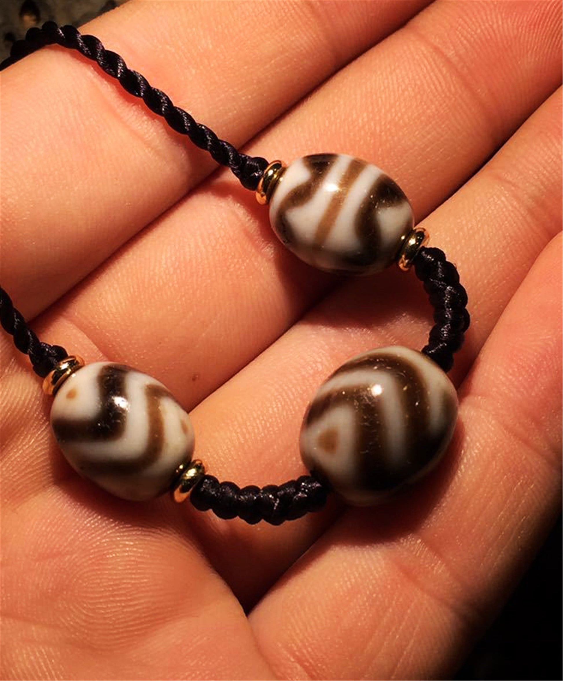 Genuine Tibetan Ancient Tiger Tooth Dzi Bead Amulet Pendant Himalaya Agate Zigzag Old Antique Nepal Real Water Wave Pure Gzi Talisman