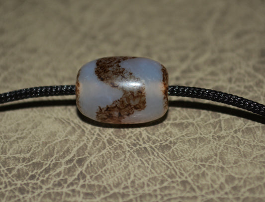 Genuine Tibetan Ancient Water Wave Dzi Bead Amulet Pendant Himalaya Agate Zigzag Old Antique Real Tiger Tooth Pure Gzi Talisman Bracelet