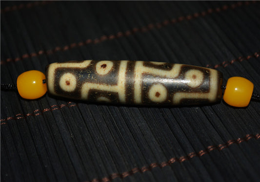 Genuine Tibetan Ancient Twelve Eyes Dzi Bead Pendant Amulet Himalaya Old Antique Real Agate Nepal 12 Eyed Pure Gzi Talisman Bracelet