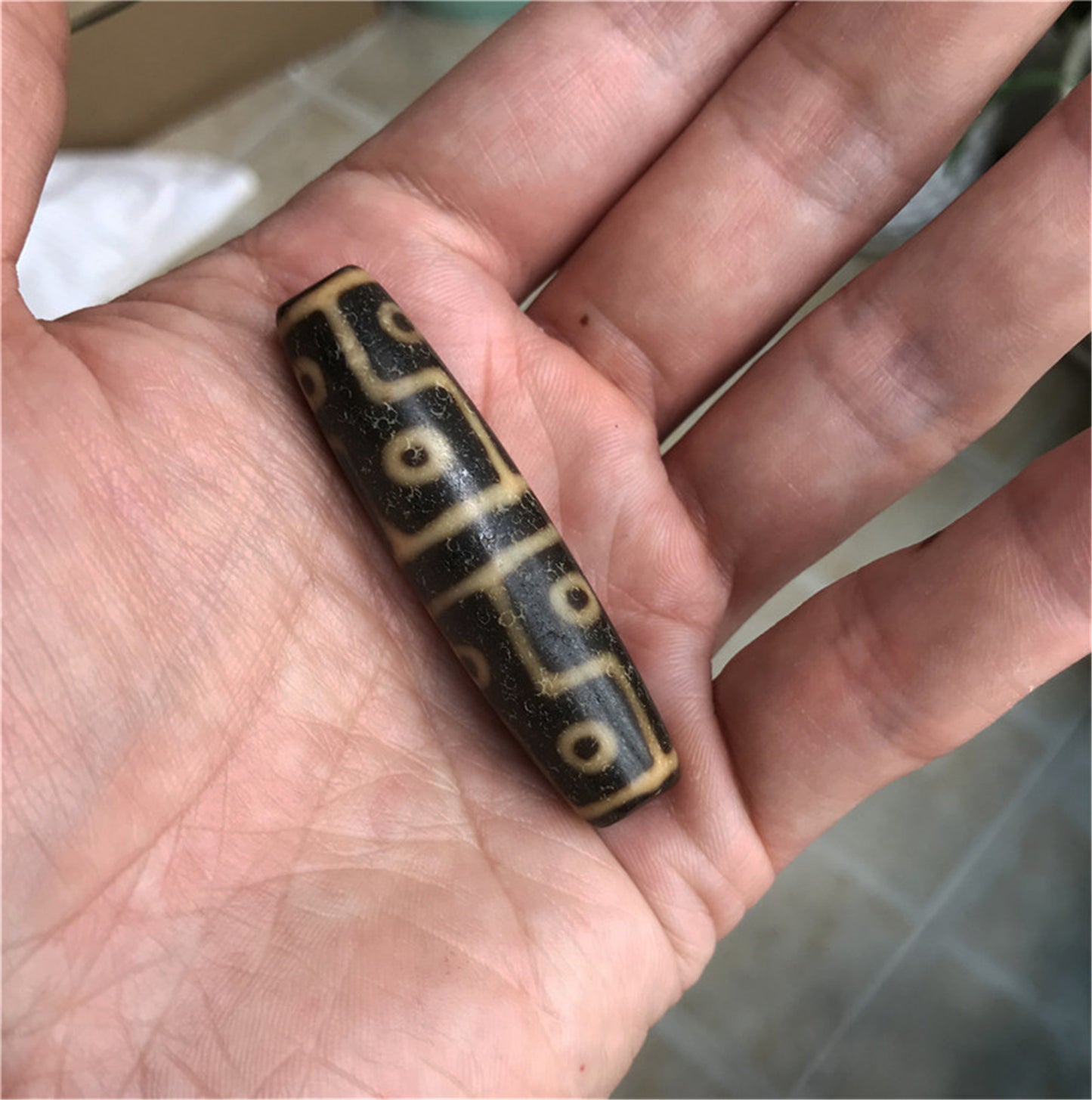Genuine Tibetan Old Twelve Eyes Dzi Bead Pendant Amulet Himalaya Antique Real Agate Nepal Ancient 12 Eyed Pure Gzi Talisman Bracelet