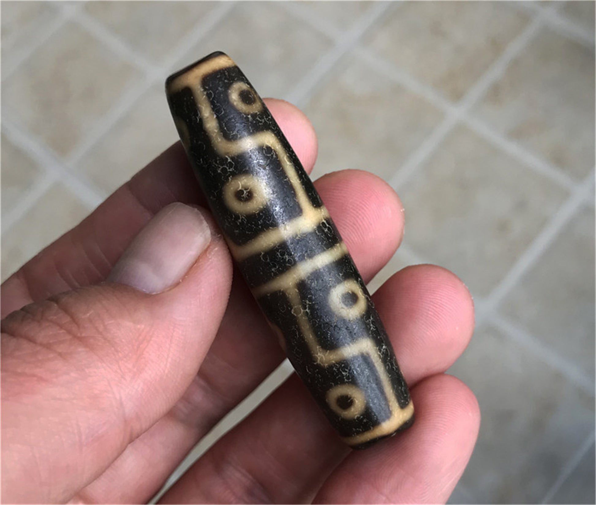 Genuine Tibetan Old Twelve Eyes Dzi Bead Pendant Amulet Himalaya Antique Real Agate Nepal Ancient 12 Eyed Pure Gzi Talisman Bracelet