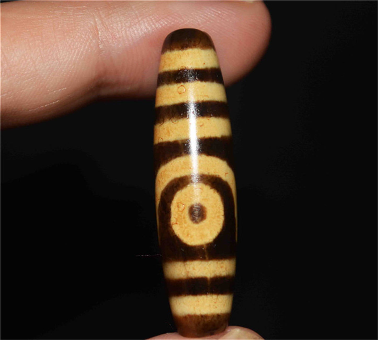 Genuine Tibetan Ancient Two Eyed Dzi Bead Amulet Pendant Old Antique Real Himalaya Agate Nepal 2 Eyes Pure Gzi Talisman Bracelet