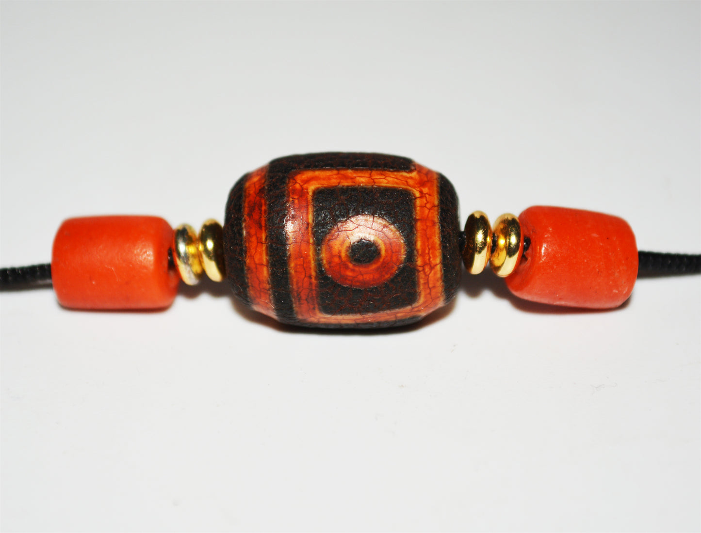Genuine Tibetan Ancient Pure Two Eyes Dzi Bead Amulet Pendant Old Antique Real Himalaya Agate Nepal 2 Eyed Gzi Talisman Bracelet