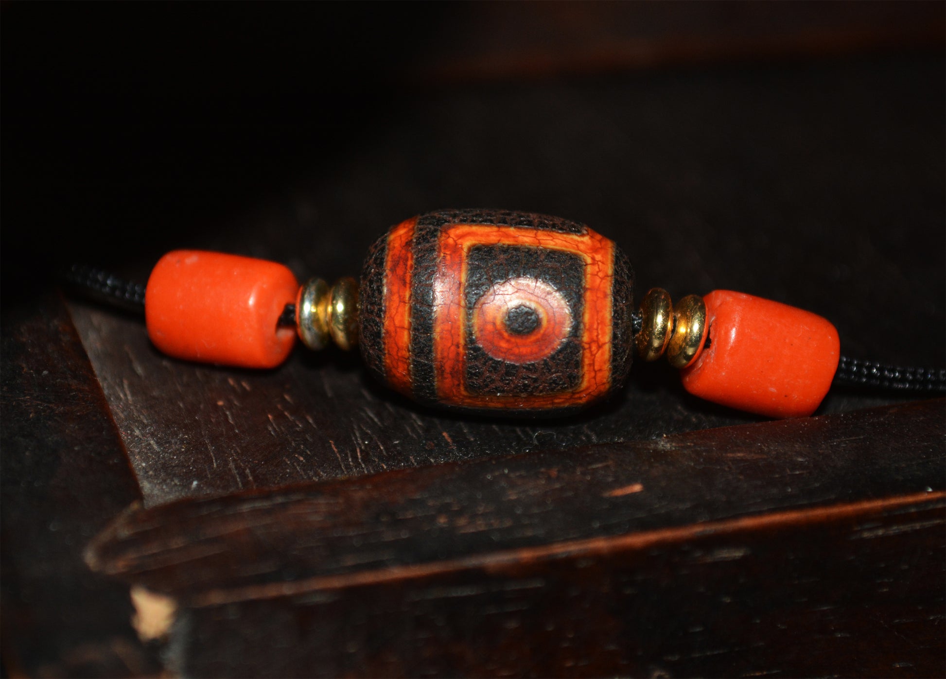 Genuine Tibetan Ancient Pure Two Eyes Dzi Bead Amulet Pendant Old Antique Real Himalaya Agate Nepal 2 Eyed Gzi Talisman Bracelet