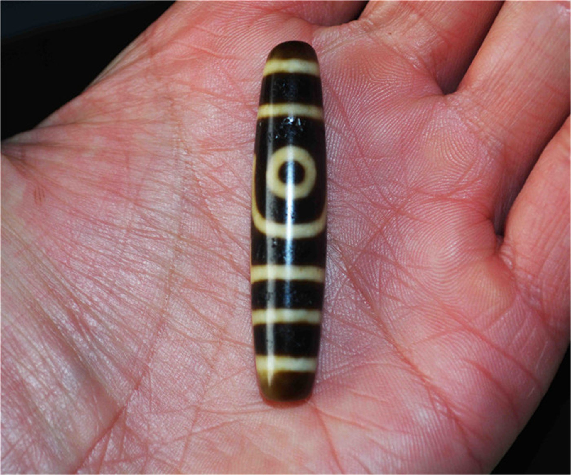 Genuine Tibetan Ancient Two Eyes Dzi Bead Pendant Amulet Himalaya Old Antique Real Agate Nepal 2 Eyed Pure Gzi Talisman Bracelet