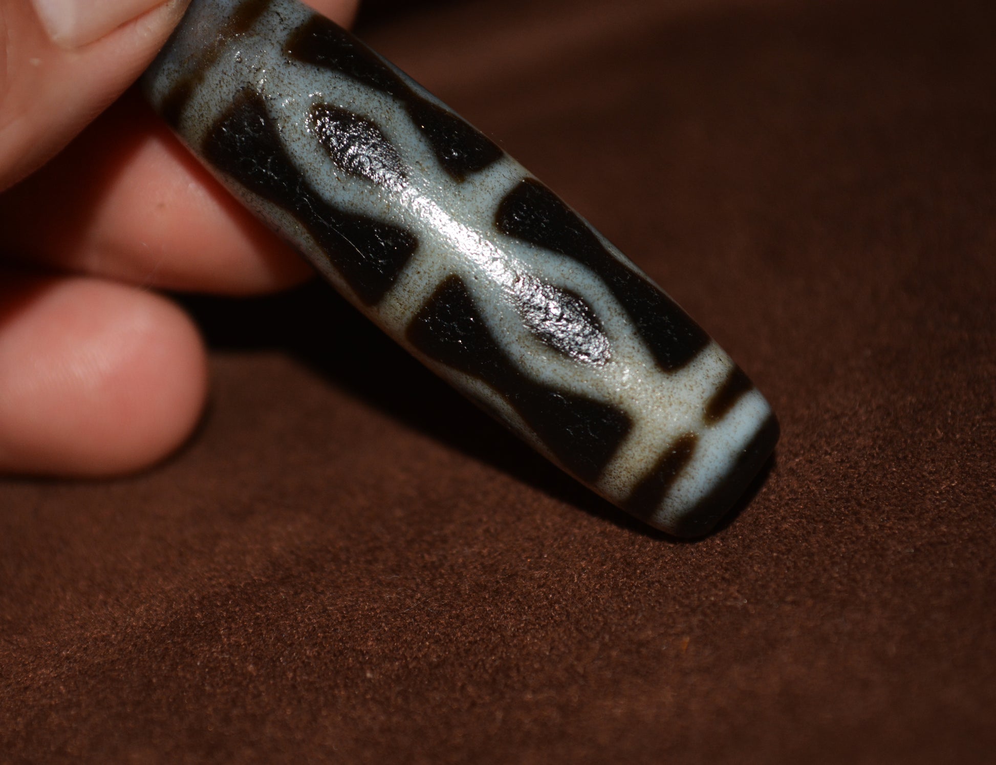 Real Tibetan Ancient Vajra Dorje Dzi Bead Pendant Amulet Himalaya Old Antique Genuine Agate Nepal Phurba Pure Gzi Talisman Bracelet