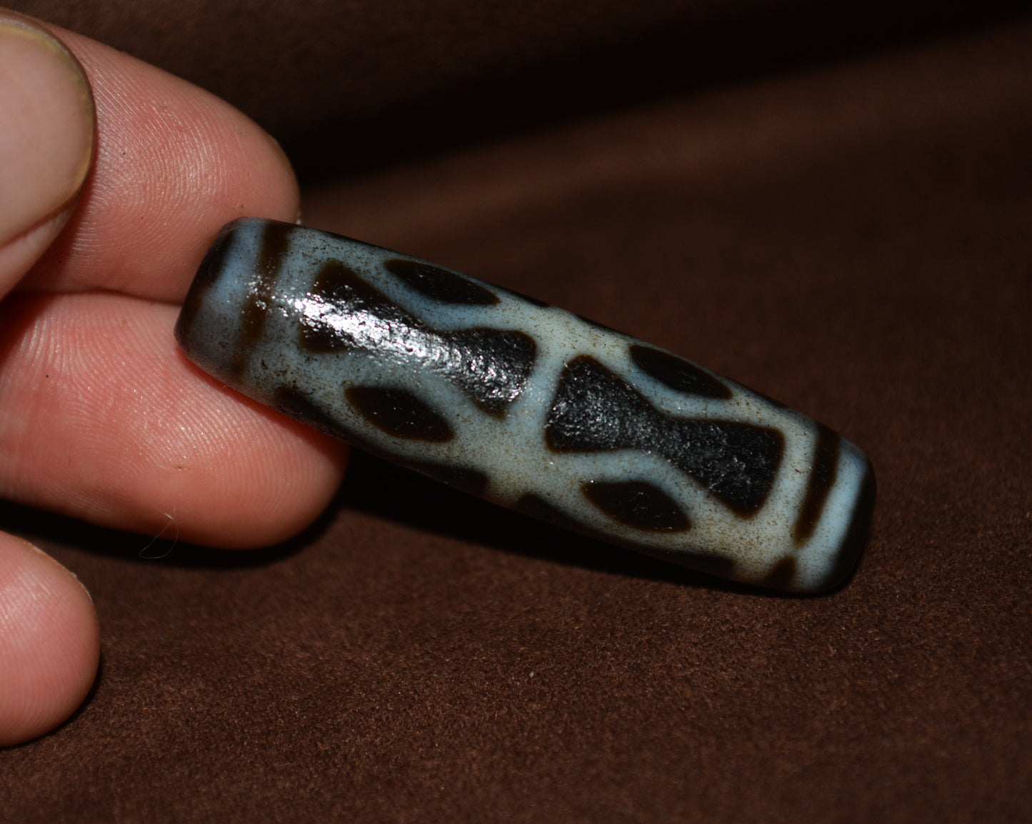 Real Tibetan Ancient Vajra Dorje Dzi Bead Pendant Amulet Himalaya Old Antique Genuine Agate Nepal Phurba Pure Gzi Talisman Bracelet