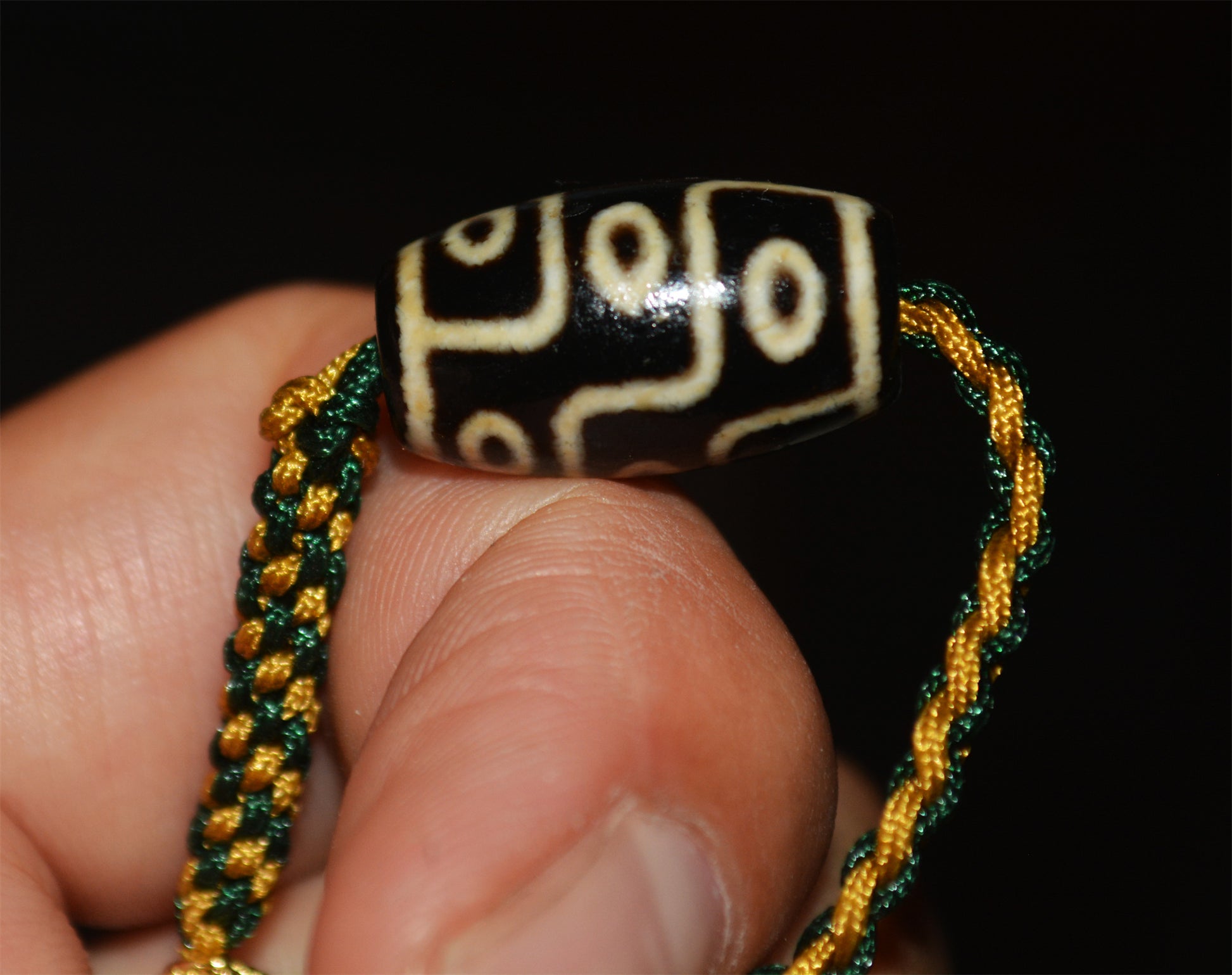 Genuine Tibetan Old Ancient Nine Eyes Dzi Bead Pendant Amulet Himalayan Agate Pure 9 Eyed Gzi Old Real Talisman Bracelet