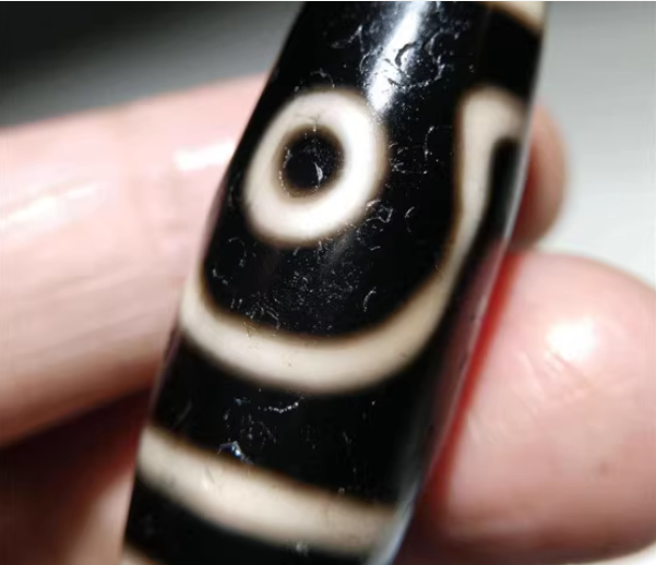 Genuine Tibetan Old Ancient Pure Two Eyes Dzi Bead Amulet Pendant Antique Real Himalayan Agate Nepal 2 Eyed Gzi Talisman Bracelet