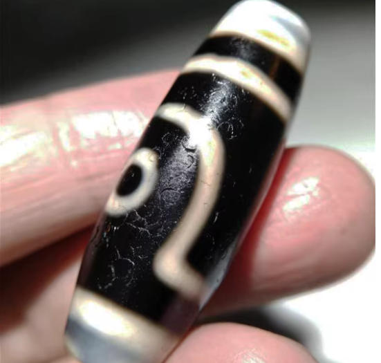 Genuine Tibetan Old Ancient Pure Two Eyes Dzi Bead Amulet Pendant Antique Real Himalayan Agate Nepal 2 Eyed Gzi Talisman Bracelet