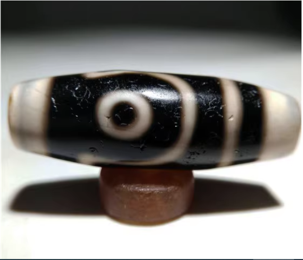 Genuine Tibetan Old Ancient Pure Two Eyes Dzi Bead Amulet Pendant Antique Real Himalayan Agate Nepal 2 Eyed Gzi Talisman Bracelet