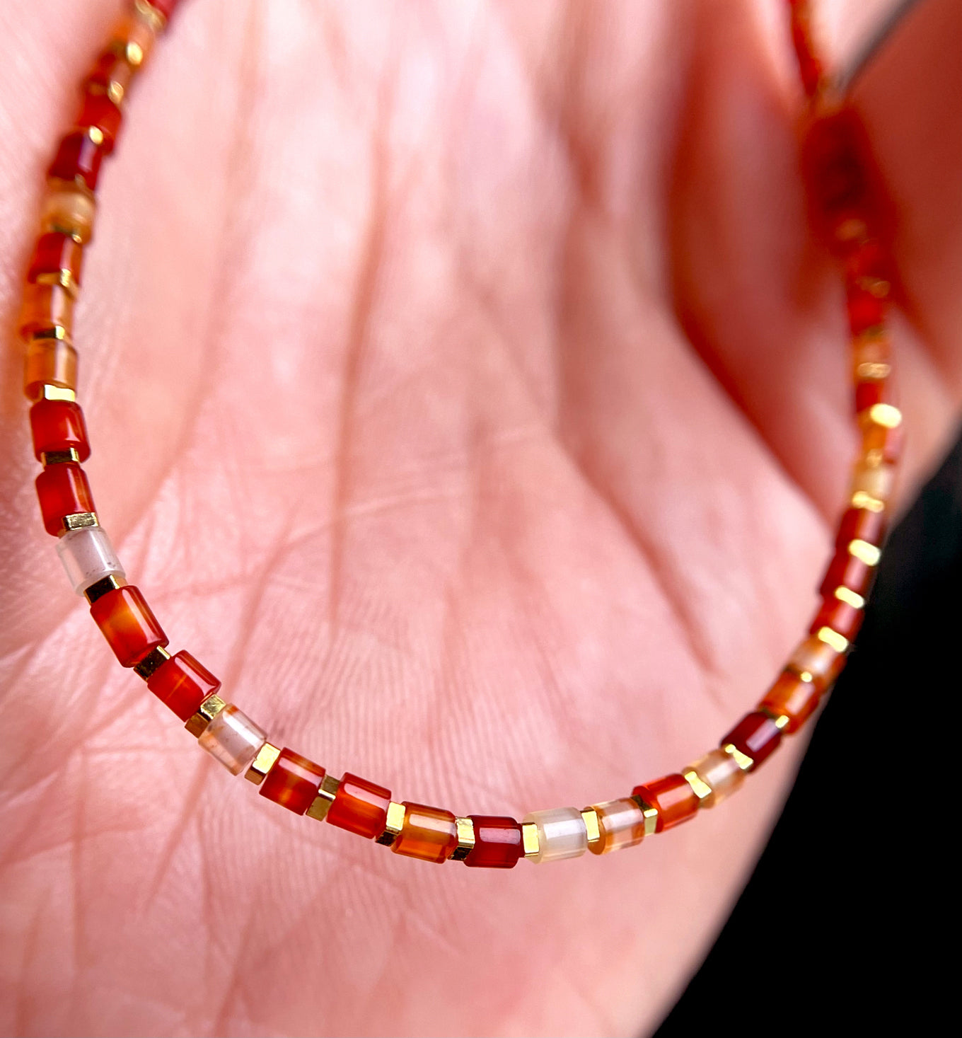 Tibetan Old Antiqe Red Agate Necklace Real Carnelian Bracelet Sardonyx Himalaya Mala Prayer Beads Natural Mini Small