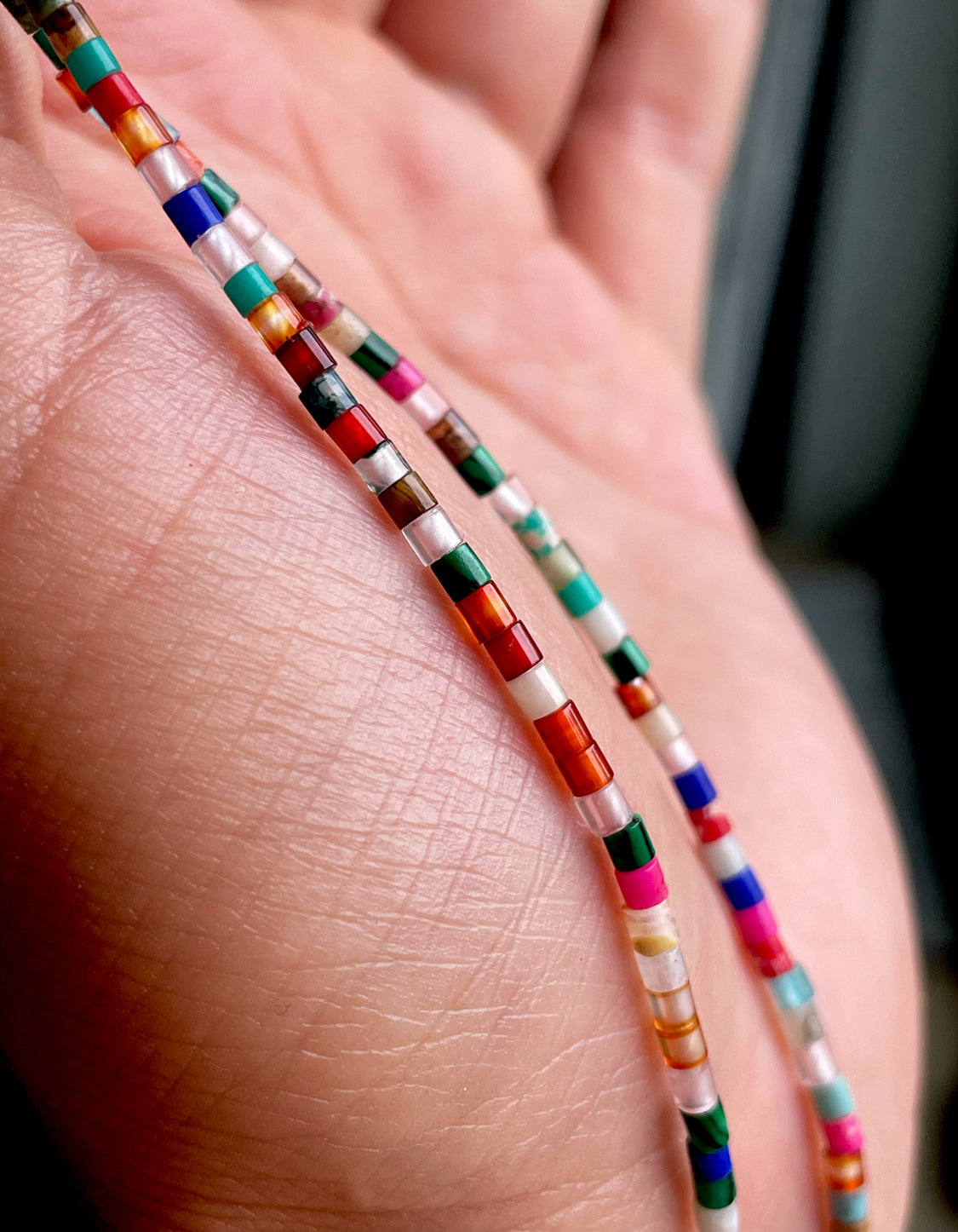 Tibetan Old Antiqe Necklace Lapis lazuli Lazurite Crystal Tiger’s eye Red Agate Bracelet Real Amazonite Himalaya Beads