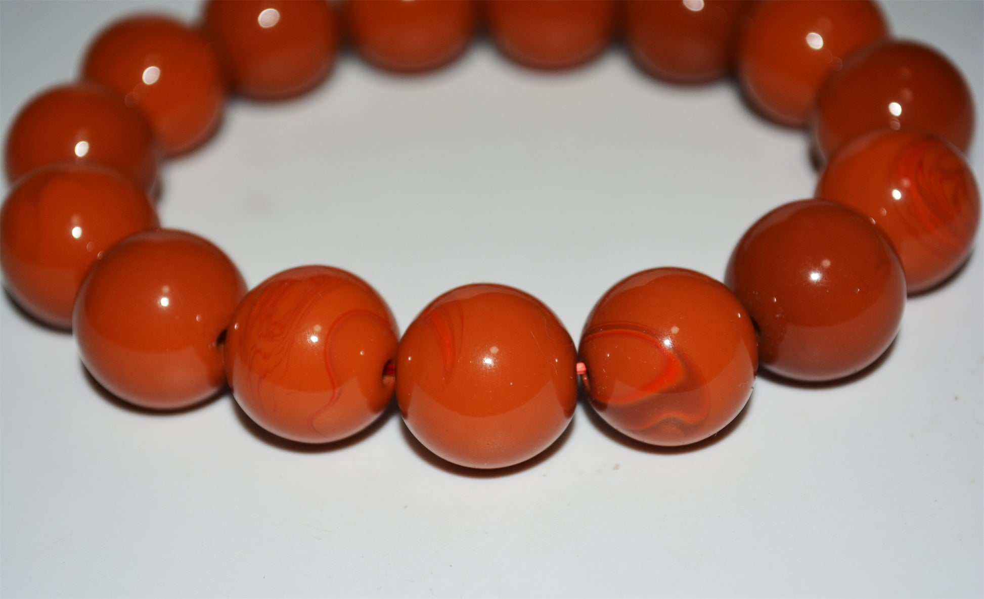 Genuine Tibetan Old Pema Raka Agate Bracelet Mala Prayer Beads Nanhong Carnelian Rosary Himalaya Real Worry Amulet