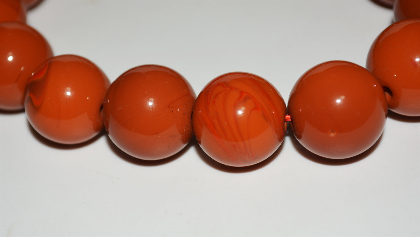 Genuine Tibetan Old Pema Raka Agate Bracelet Mala Prayer Beads Nanhong Carnelian Rosary Himalaya Real Worry Amulet