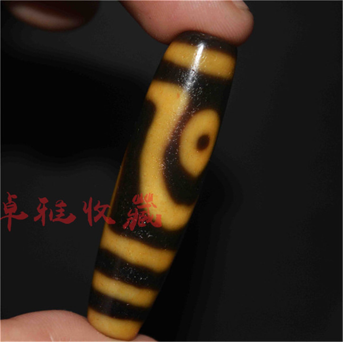 Himalayan Ancient Real Two Eyes Dzi Bead Amulet Pendant Tibetan Agate Old Antique Nepal 2 Eyed Pure Gzi Talisman Bracelet