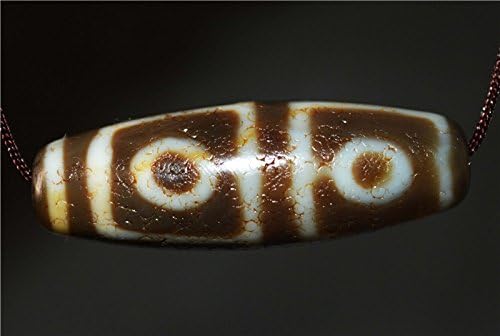 Himalayan Real Old Ancient Four Eyes Dzi Bead Amulet Pendant Tibet Agate 4 Eyed Pure Gzi Old Antique Talisman Bracelet