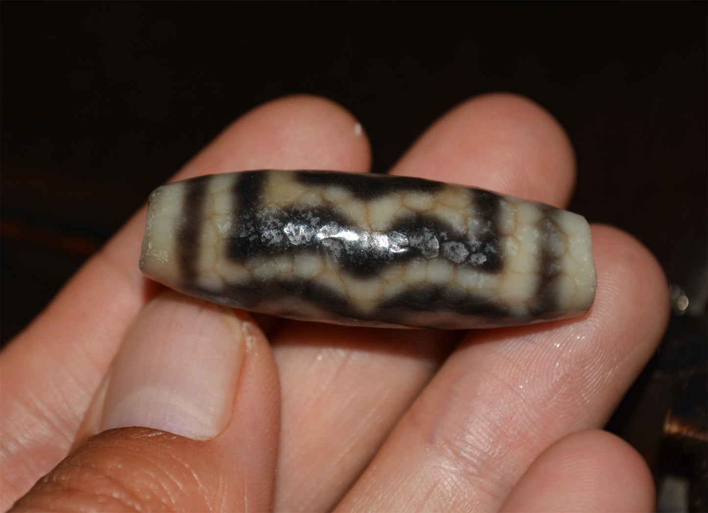 Himalayas Ancient Three Eyes Dzi Bead Amulet Real Tibet Pendant Agate Pure 3 Eyed Gzi Old Antique Genuine Talisman Bracelet