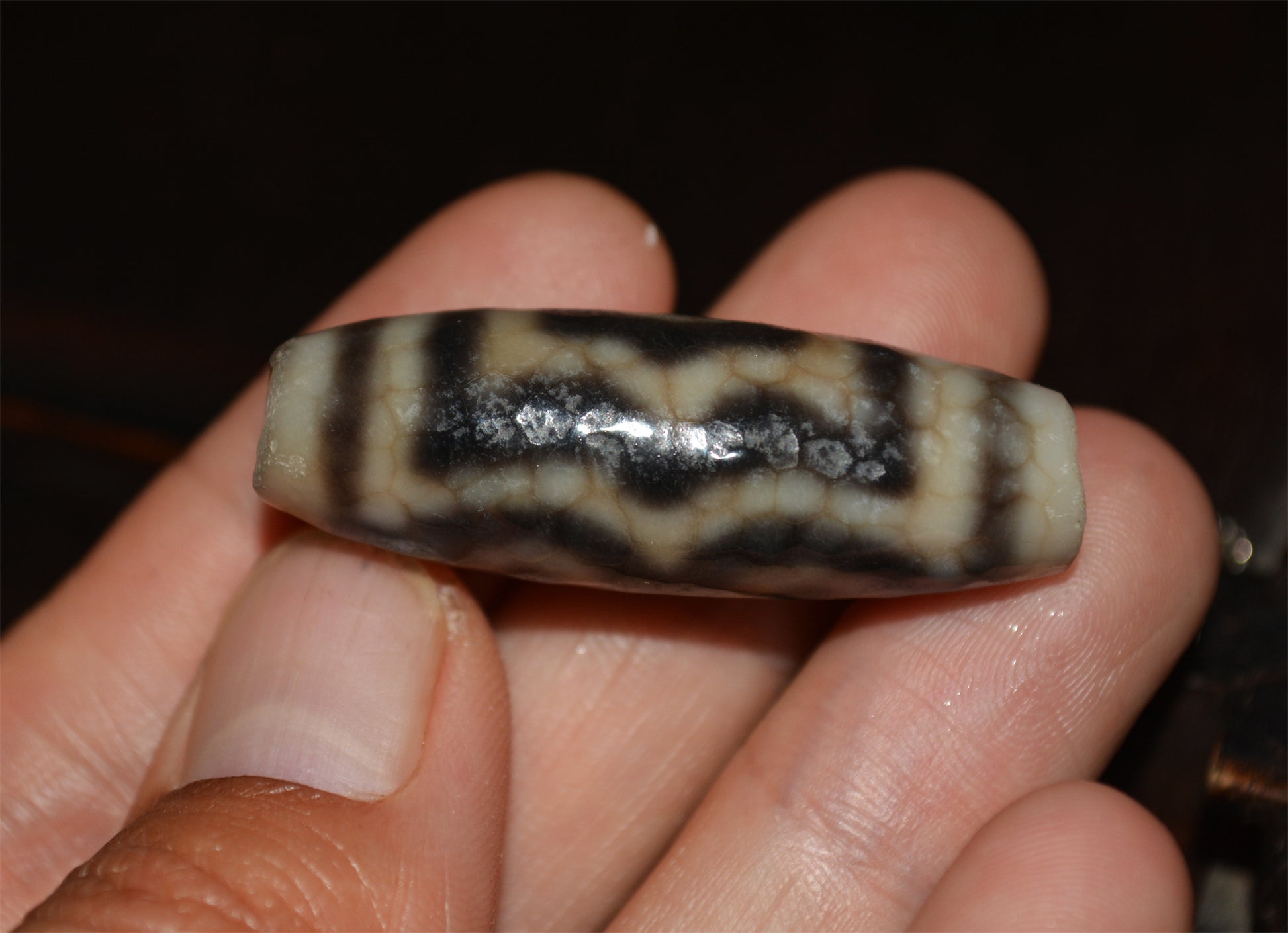 Himalayas Ancient Three Eyes Dzi Bead Amulet Real Tibet Pendant Agate Pure 3 Eyed Gzi Old Antique Genuine Talisman Bracelet