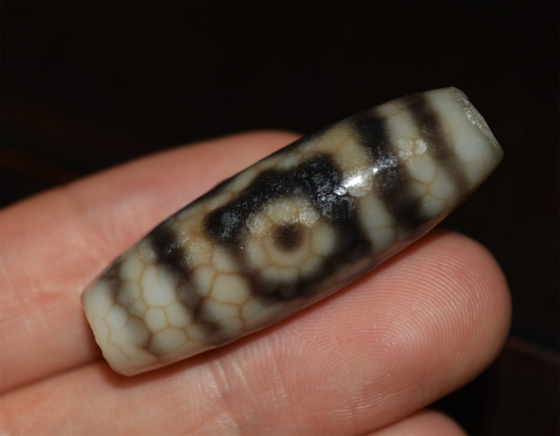 Himalayas Ancient Three Eyes Dzi Bead Amulet Real Tibet Pendant Agate Pure 3 Eyed Gzi Old Antique Genuine Talisman Bracelet