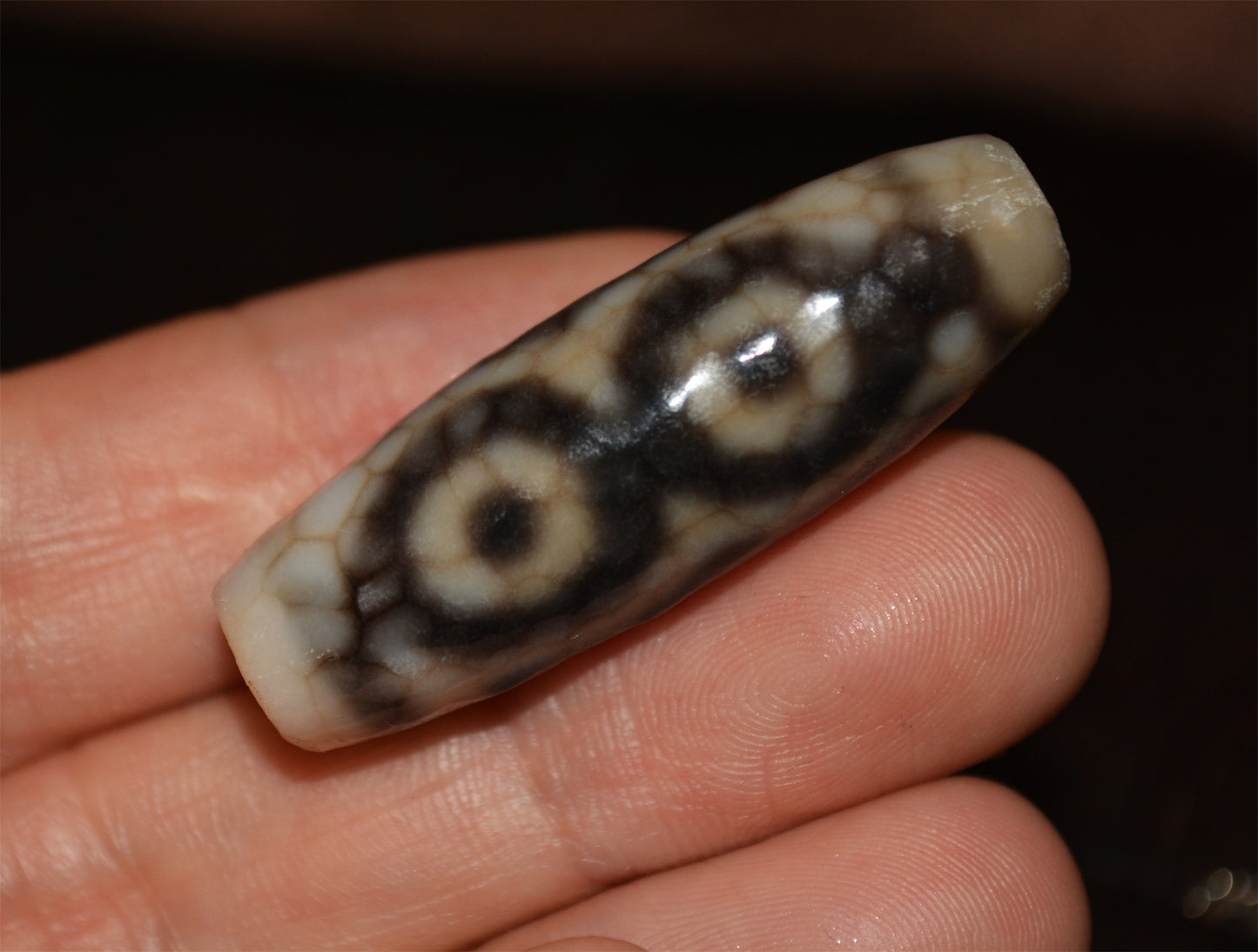 Himalayas Ancient Three Eyes Dzi Bead Amulet Real Tibet Pendant Agate Pure 3 Eyed Gzi Old Antique Genuine Talisman Bracelet