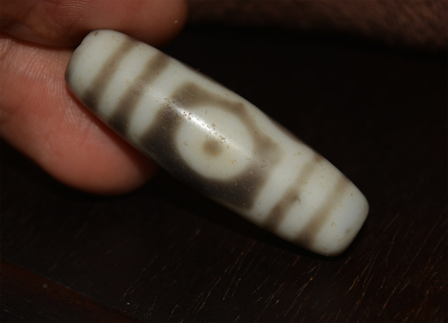 Himalayas Ancient Three Eyes Dzi Bead Amulet Real Tibetan Pendant Agate Pure 3 Eyed Gzi Old Antique Genuine Talisman Bracelet