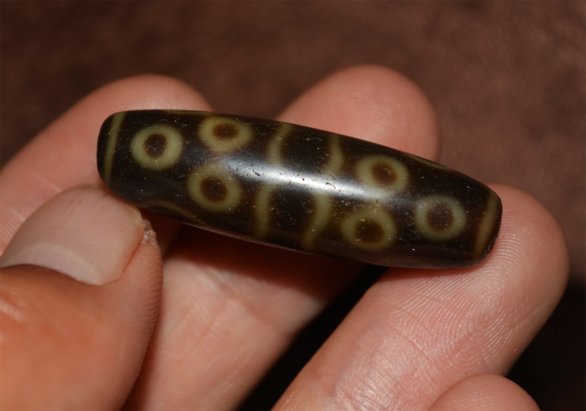 Himalayas Ancient Twelve Eyes Dzi Bead Amulet Real Tibetan Pendant Agate Pure 12 Eleven Eyed Gzi Old Antique Genuine Talisman Bracelet