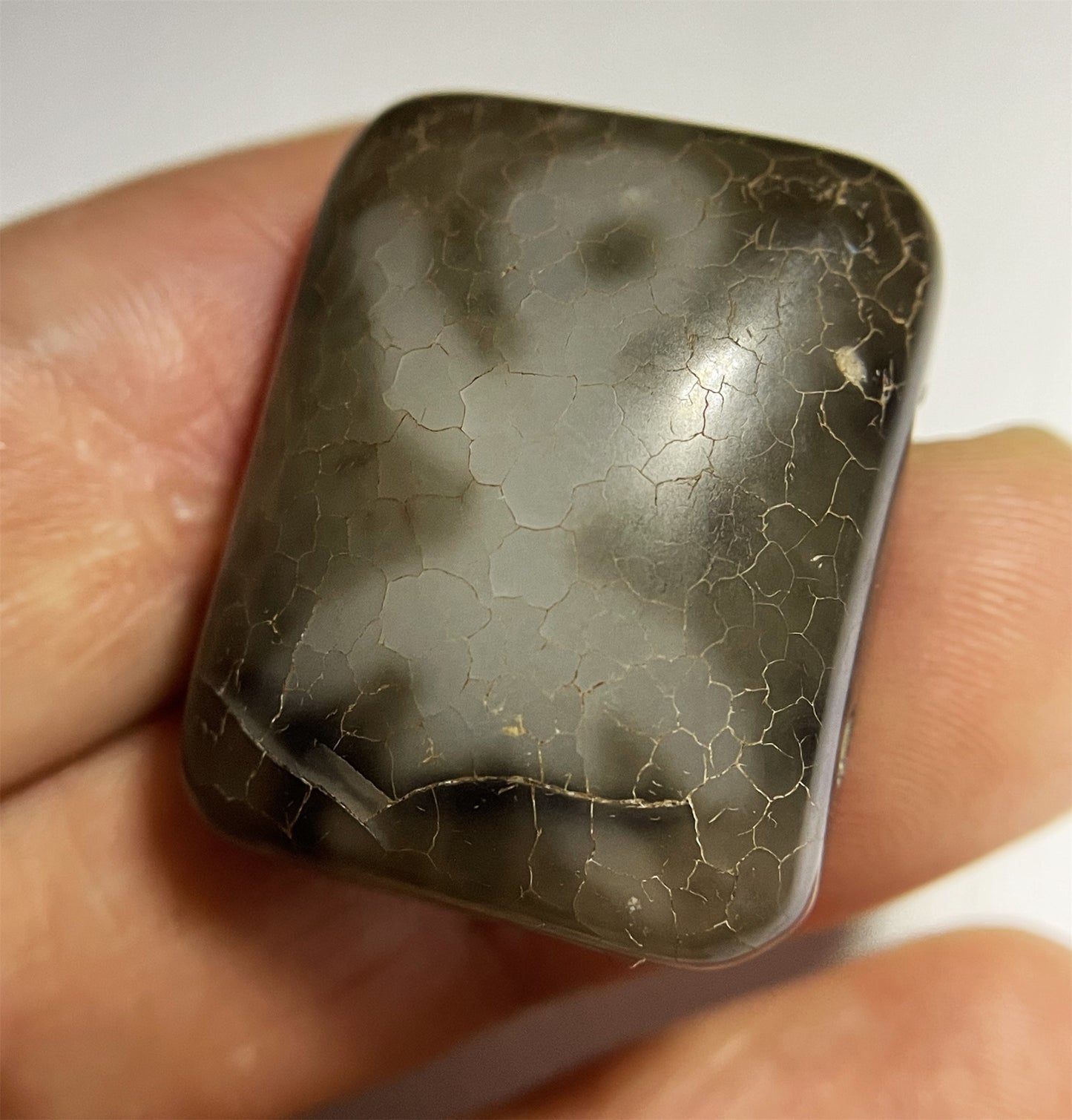 Himalayas Old God of Wealth Dzi Bead Pendant Amulet Tibet Agate Pure Fortune Gzi Antique Real Talisman