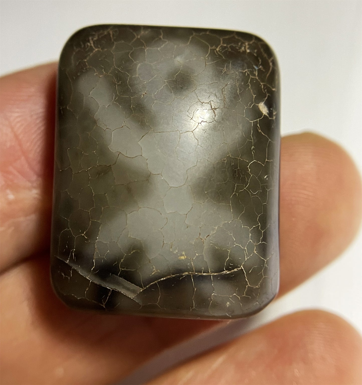 Himalayas Old God of Wealth Dzi Bead Pendant Amulet Tibet Agate Pure Fortune Gzi Antique Real Talisman