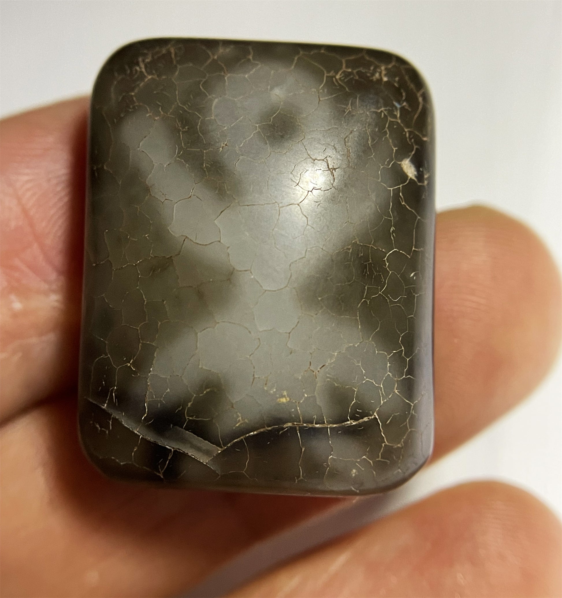 Himalayas Old God of Wealth Dzi Bead Pendant Amulet Tibet Agate Pure Fortune Gzi Antique Real Talisman