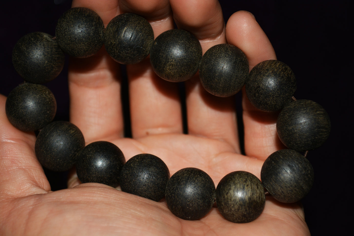 Natural Manila Agarwood Kynam Bracelet Mala Prayer Beads Qinan Kinam Aloeswood Beads Rosary Gaharu Super Kyara Oodh Agar