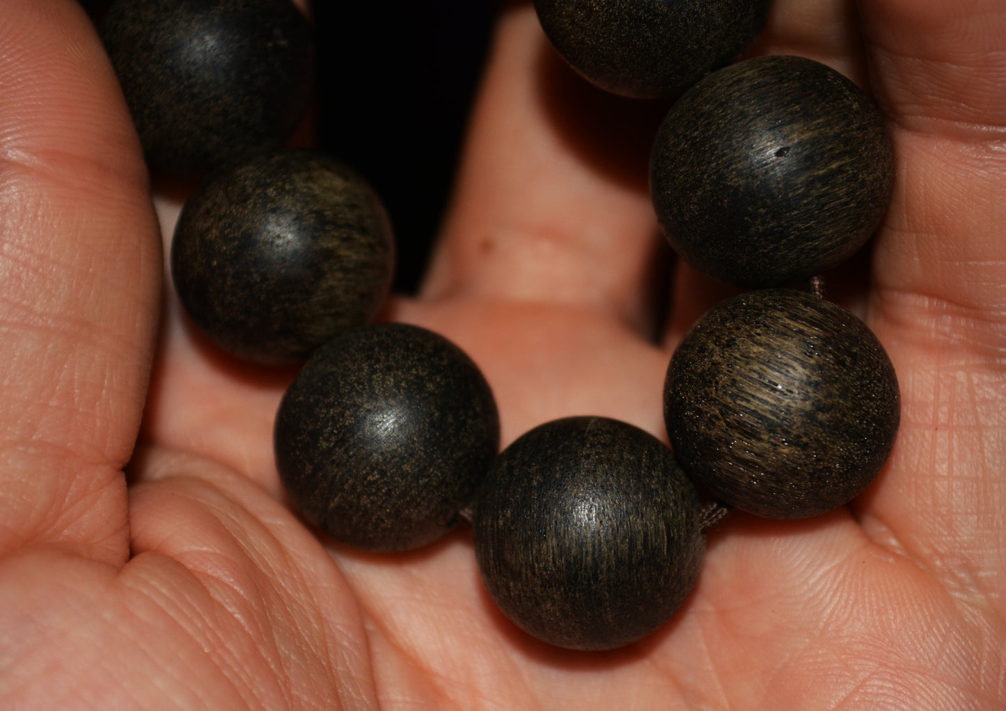 Natural Manila Agarwood Kynam Bracelet Mala Prayer Beads Qinan Kinam Aloeswood Beads Rosary Gaharu Super Kyara Oodh Agar