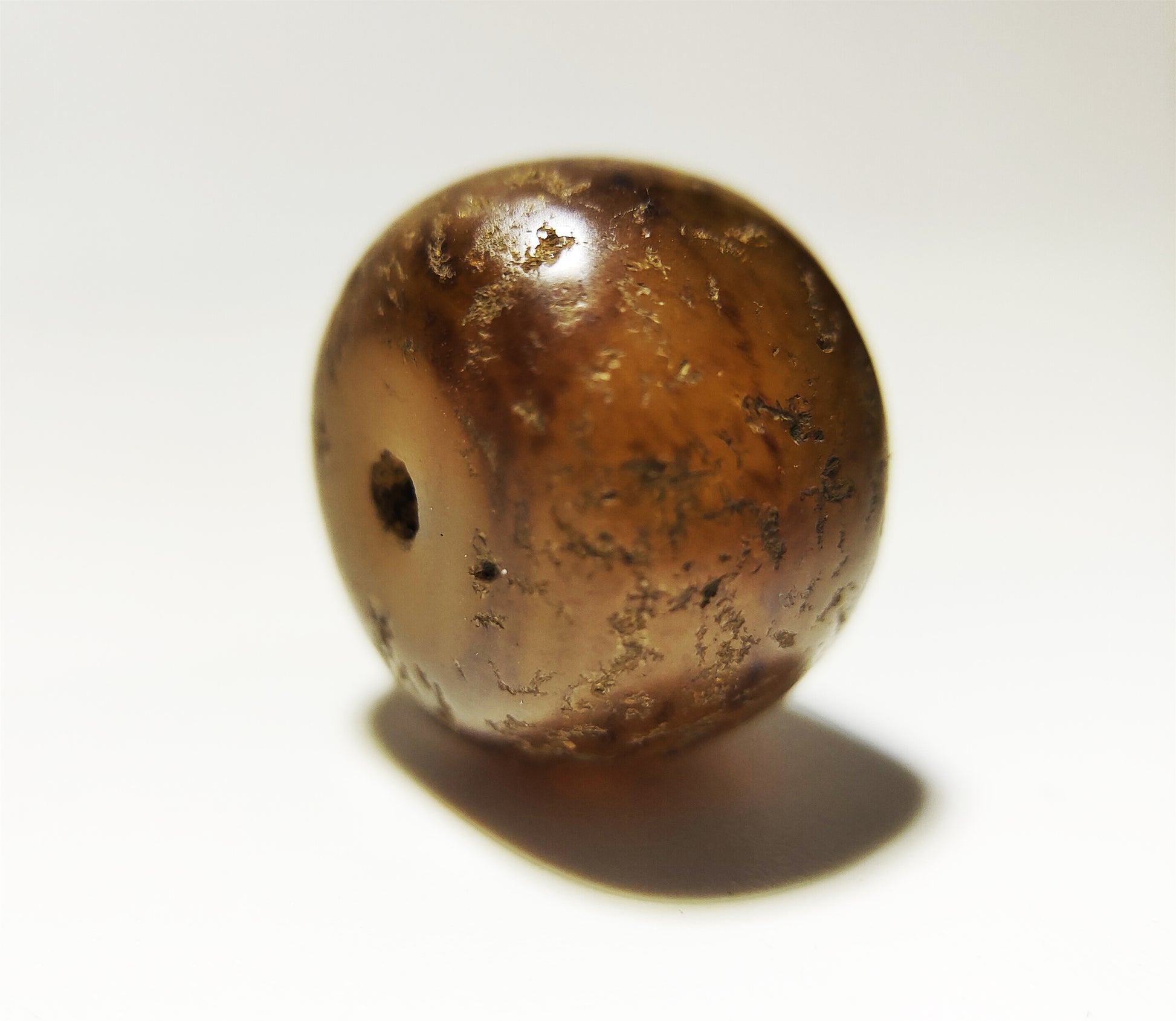 Old Ancient Agate Bead Bracelet Real Himalaya Carnelian Pendant Antique Genuine Amulet