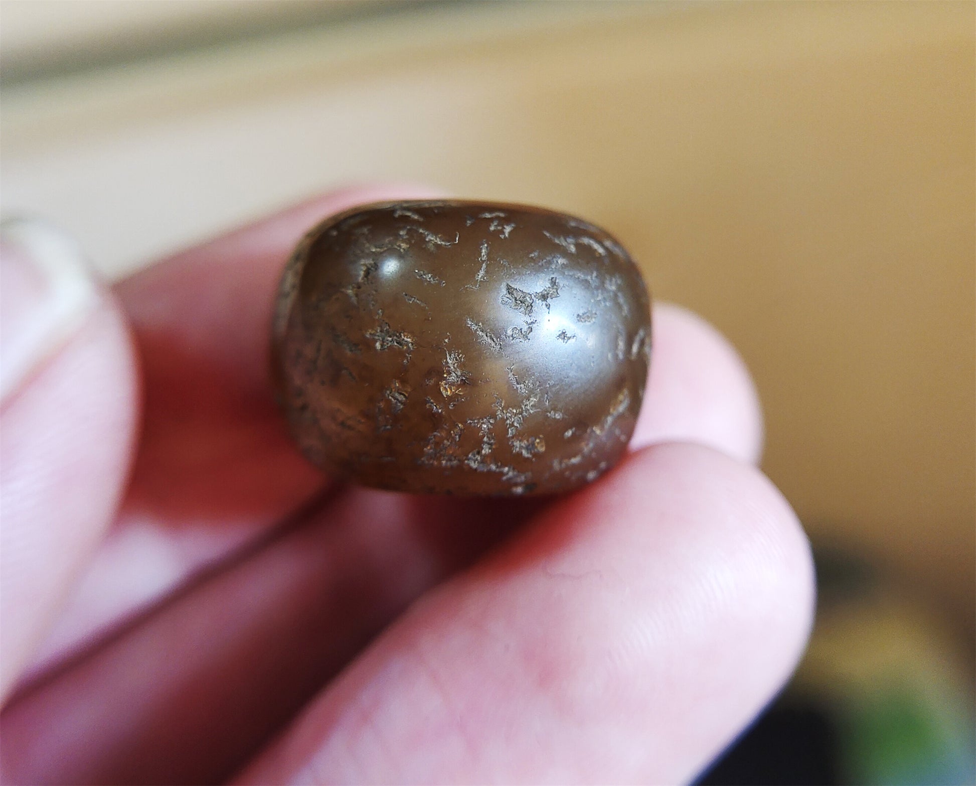 Old Ancient Agate Bead Bracelet Real Himalaya Carnelian Pendant Antique Genuine Amulet