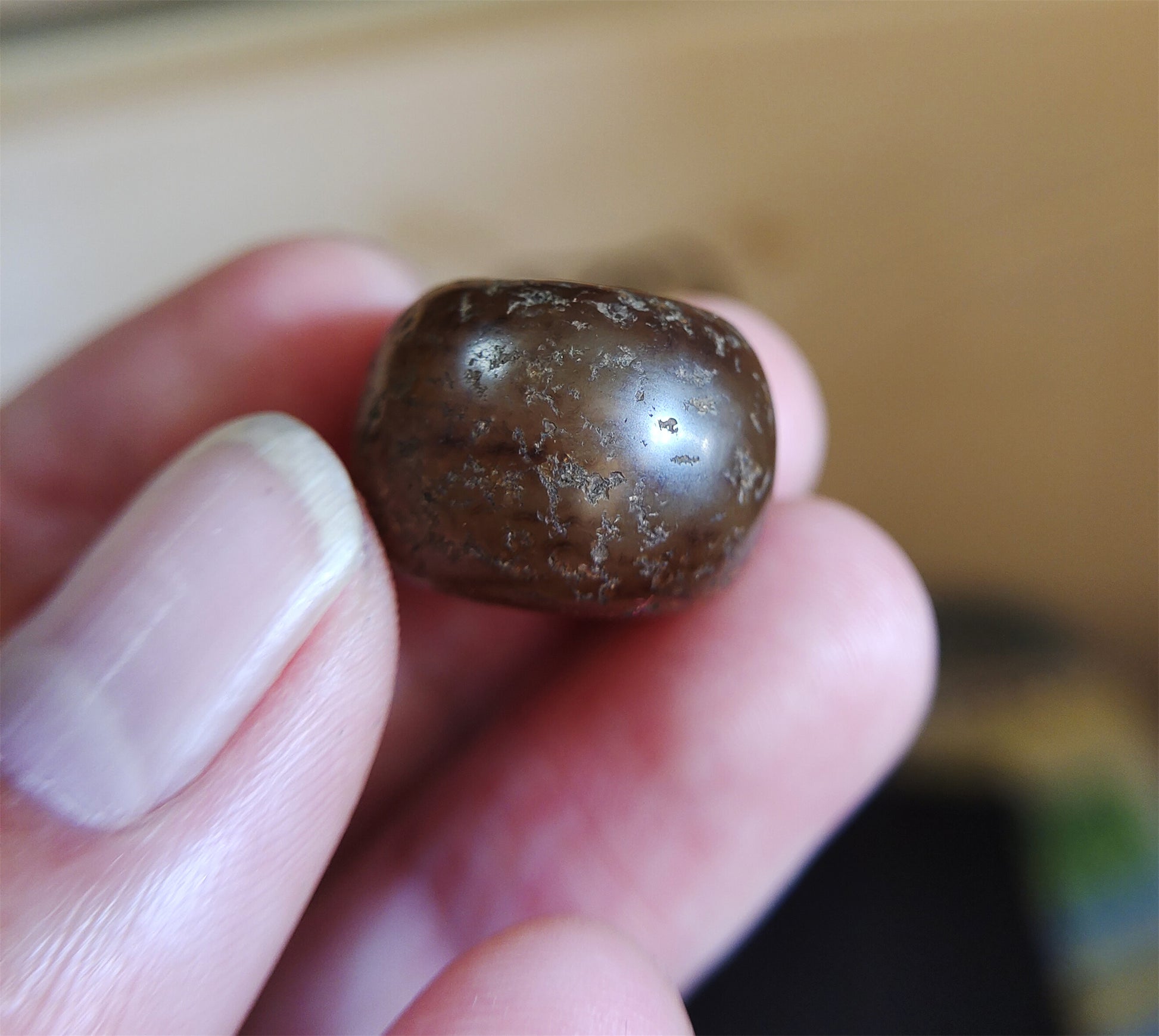 Old Ancient Agate Bead Bracelet Real Himalaya Carnelian Pendant Antique Genuine Amulet