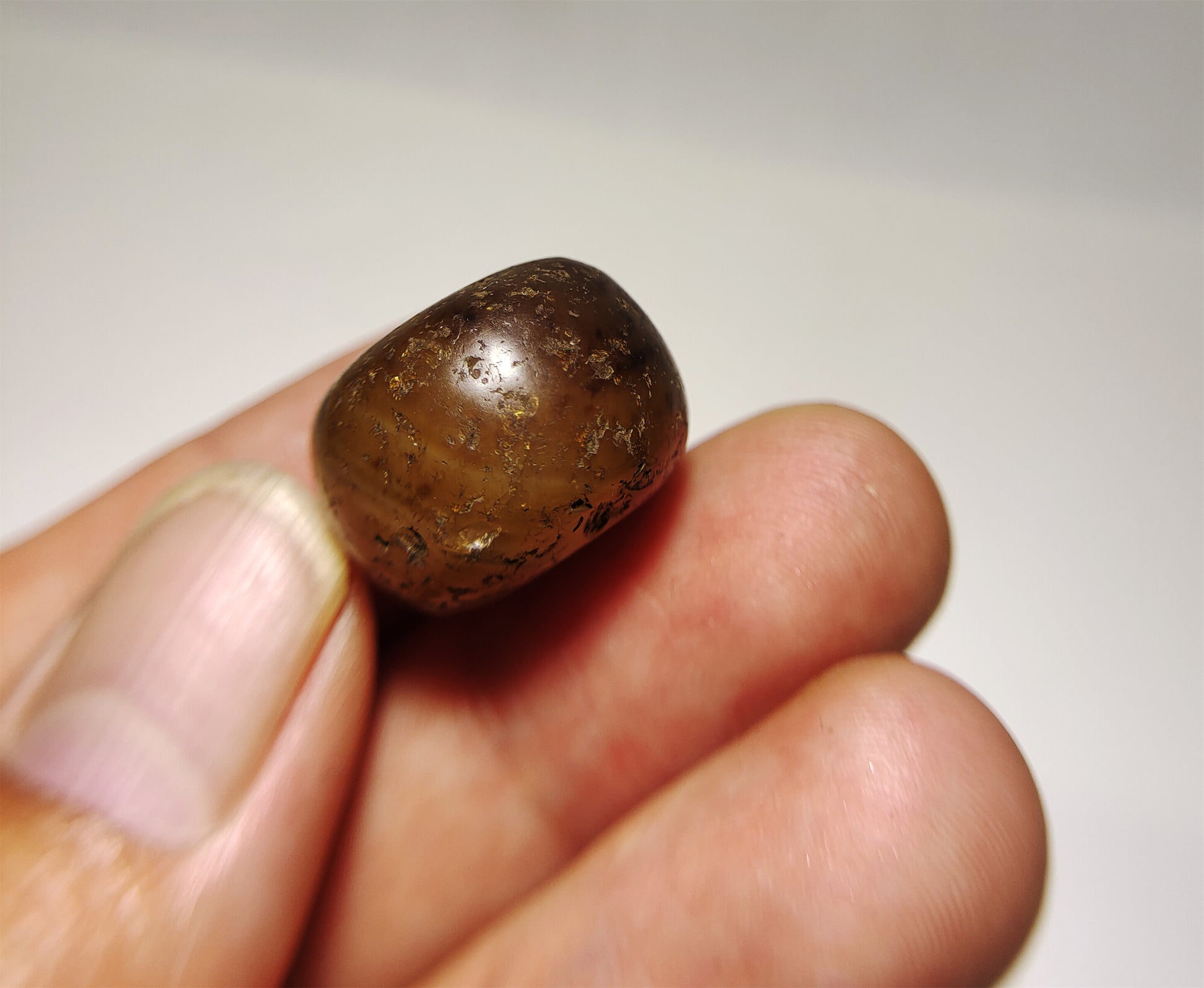 Old Ancient Agate Bead Bracelet Real Carnelian Pendant Antique Genuine Amulet