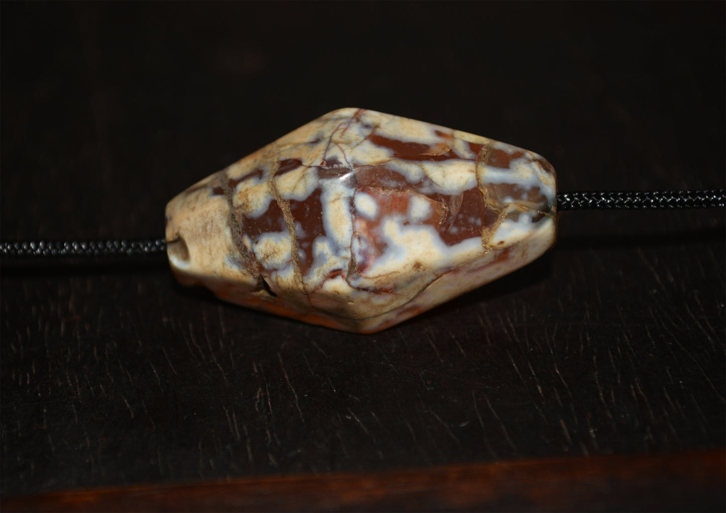 Old Ancient Excavated Agate Bead Bracelet Real Carnelian Pendant Antique Genuine Amulet