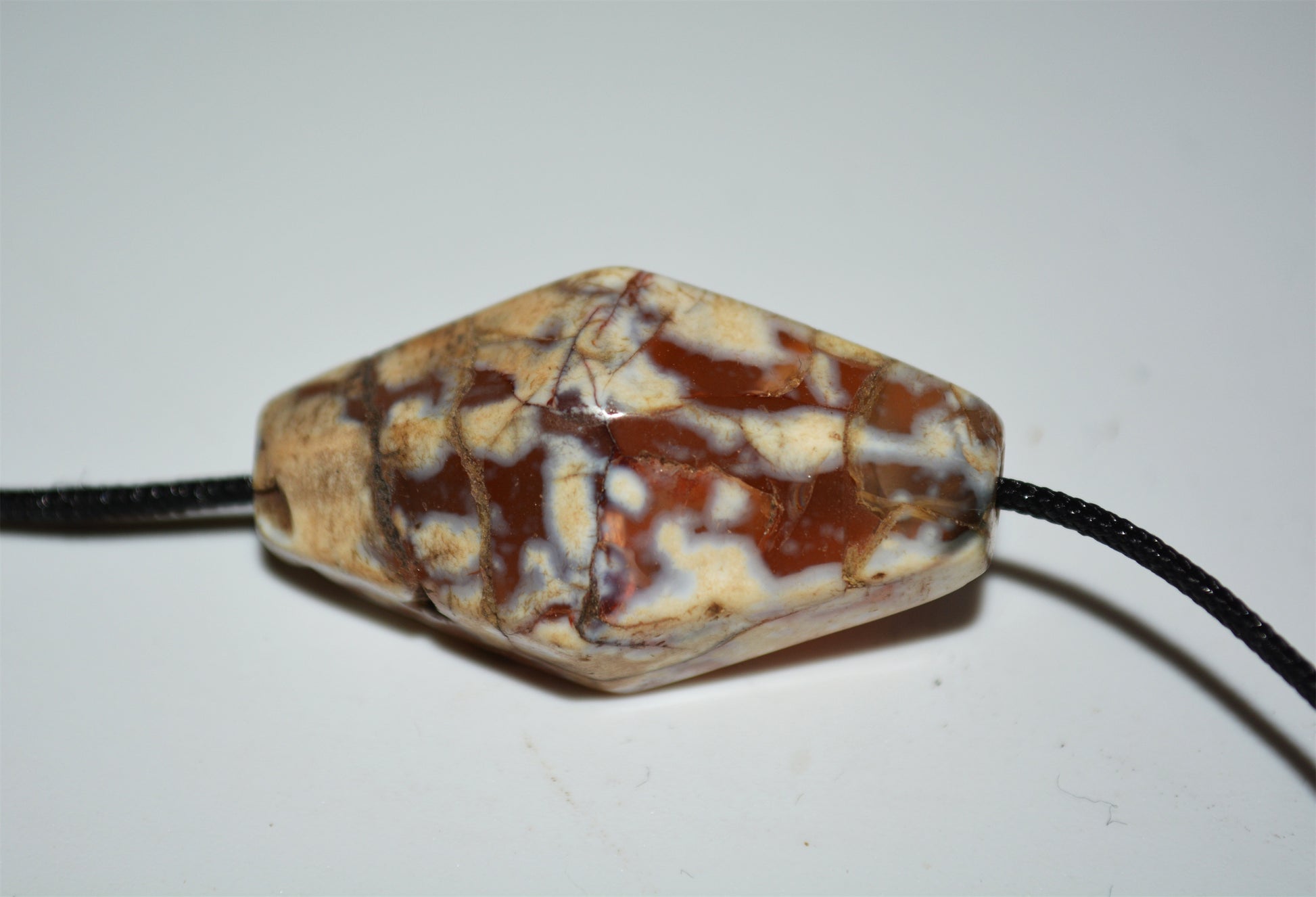 Old Ancient Excavated Agate Bead Bracelet Real Carnelian Pendant Antique Genuine Amulet