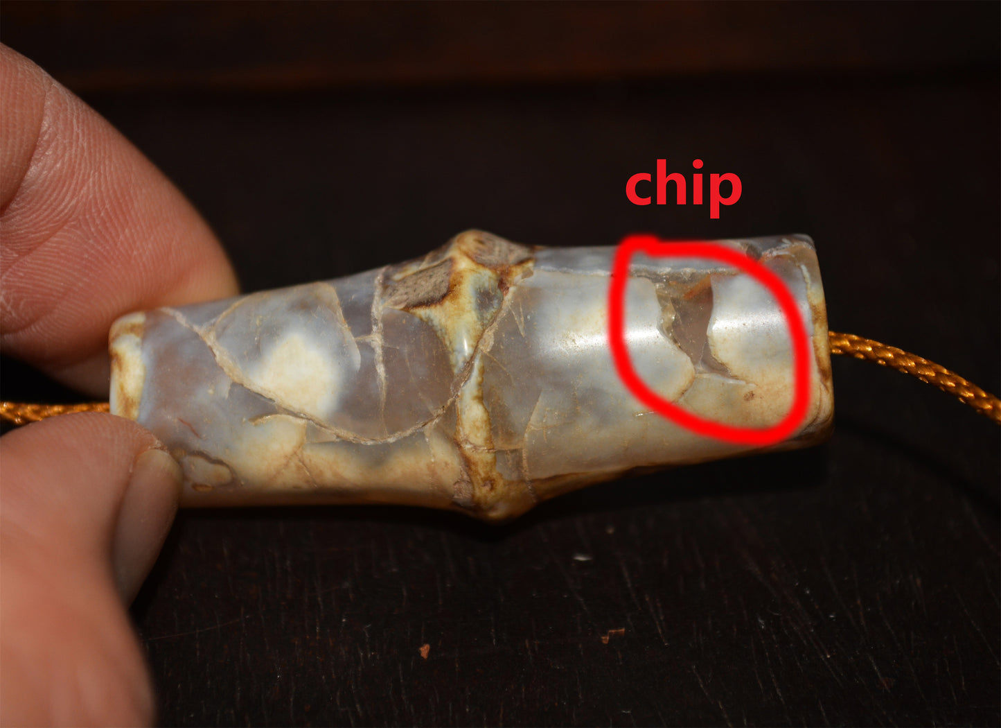 Old Ancient Agate Bead Bracelet Real Excavated Carnelian Pendant Genuine