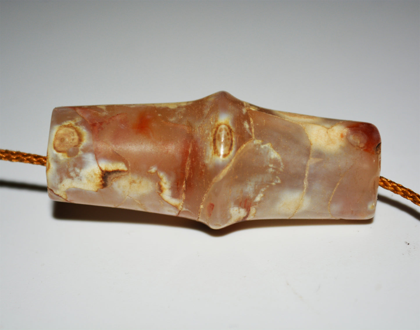 Old Ancient Agate Bead Bracelet Real Excavated Carnelian Pendant Genuine