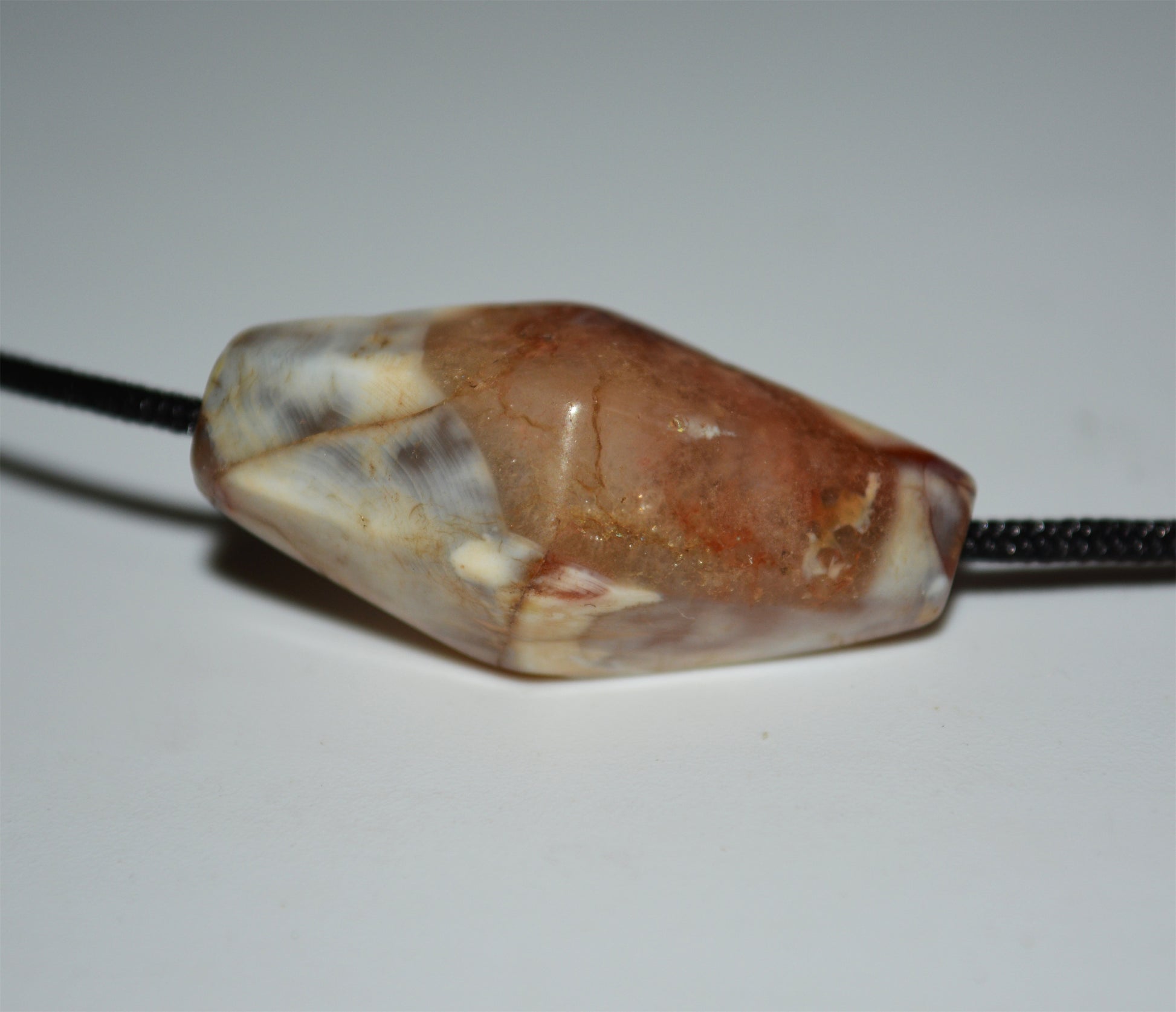 Old Ancient Excavated Agate Bead Bracelet Real Carnelian Pendant Antique Genuine Amulet