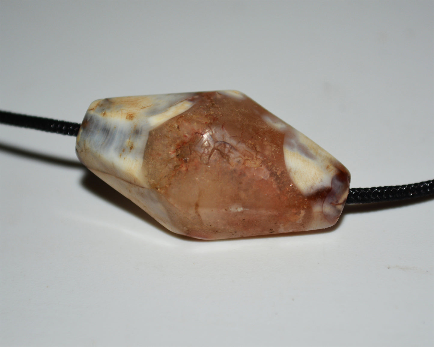 Old Ancient Excavated Agate Bead Bracelet Real Carnelian Pendant Antique Genuine Amulet