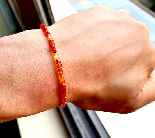 Himalaya Old Antiqe Natural Sardonyx Red Agate Beads Necklace Real Carnelian Bracelet Mala Prayer Beads Tibetan