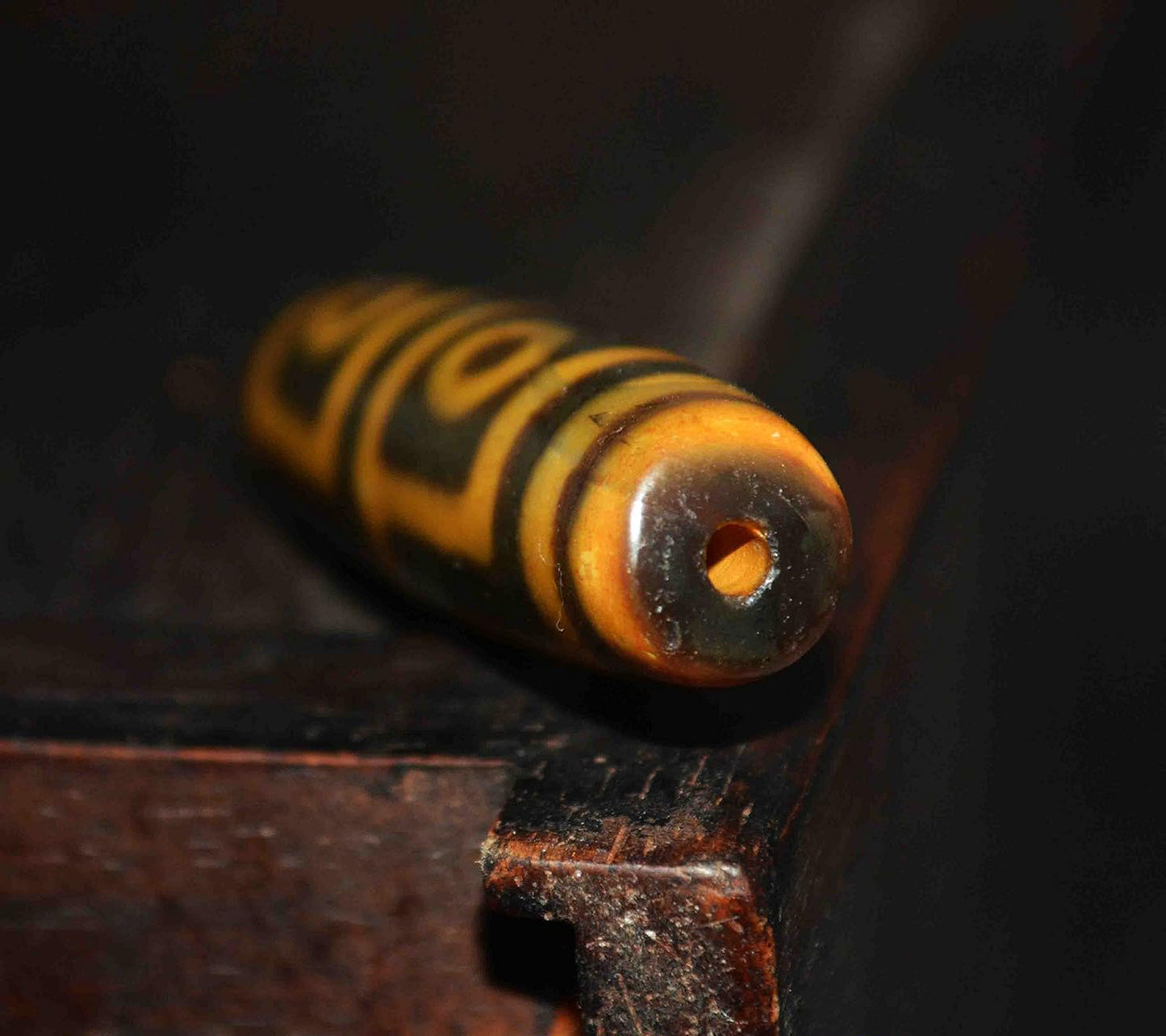 Real Ancient Himalayan Four Eye Dzi Bead Amulet Pendant Tibet Agate Pure 4 Eyed Gzi Old Antique Talisman Bracelet