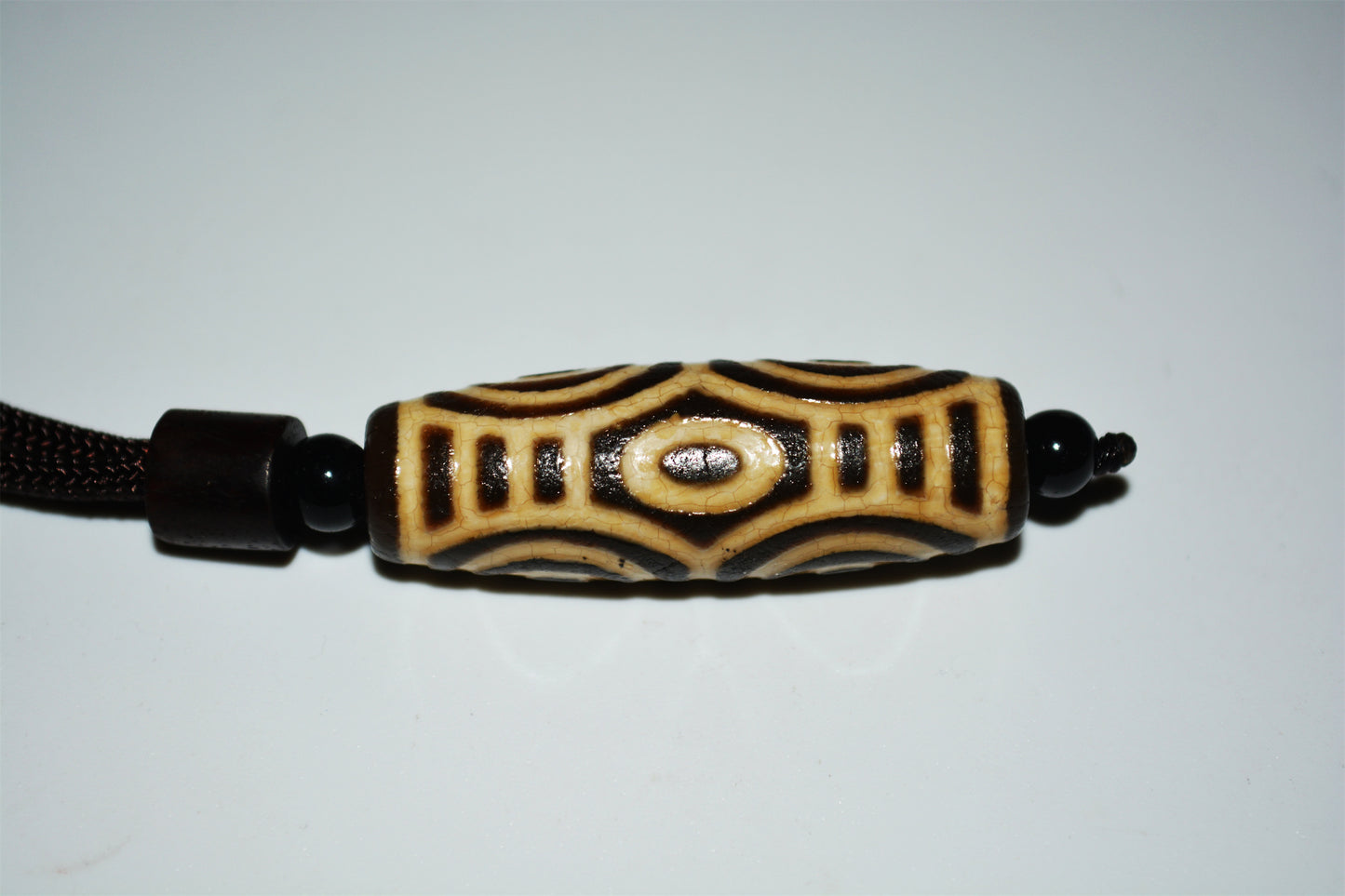 Real Ancient Tibetan Dragon Eyes Dzi Bead Amulet Pendant Himalaya Genuine Old Antique Agate Nepal Six Eyed Pure Gzi Talisman Bracelet