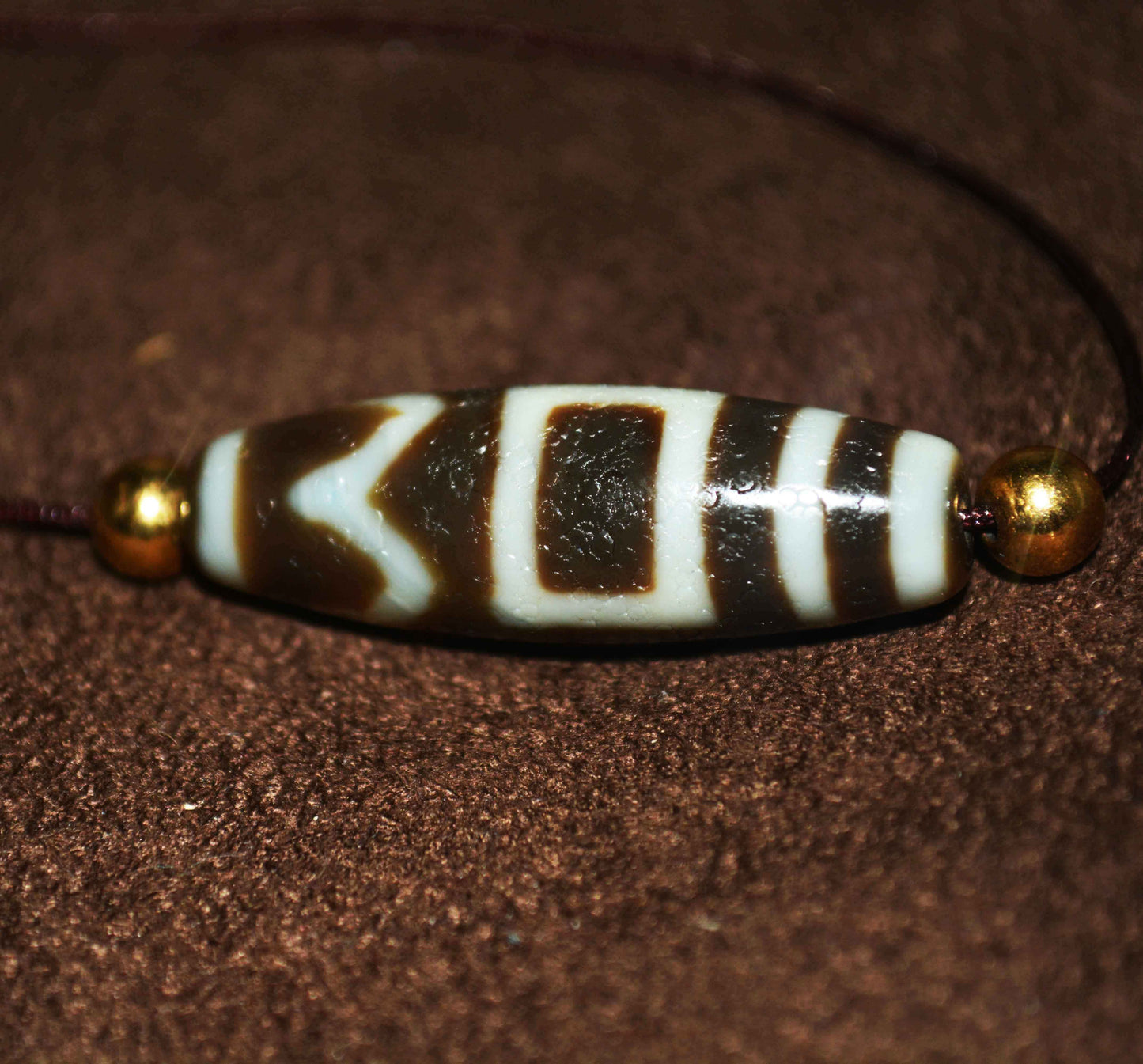 Real Ancient Tibetan Sakor Namkor Dzi Bead Amulet Himalaya Old Antique Genuine Agate Nepal Pure Heaven and Earth Gzi Pendant Talisman Bracelet