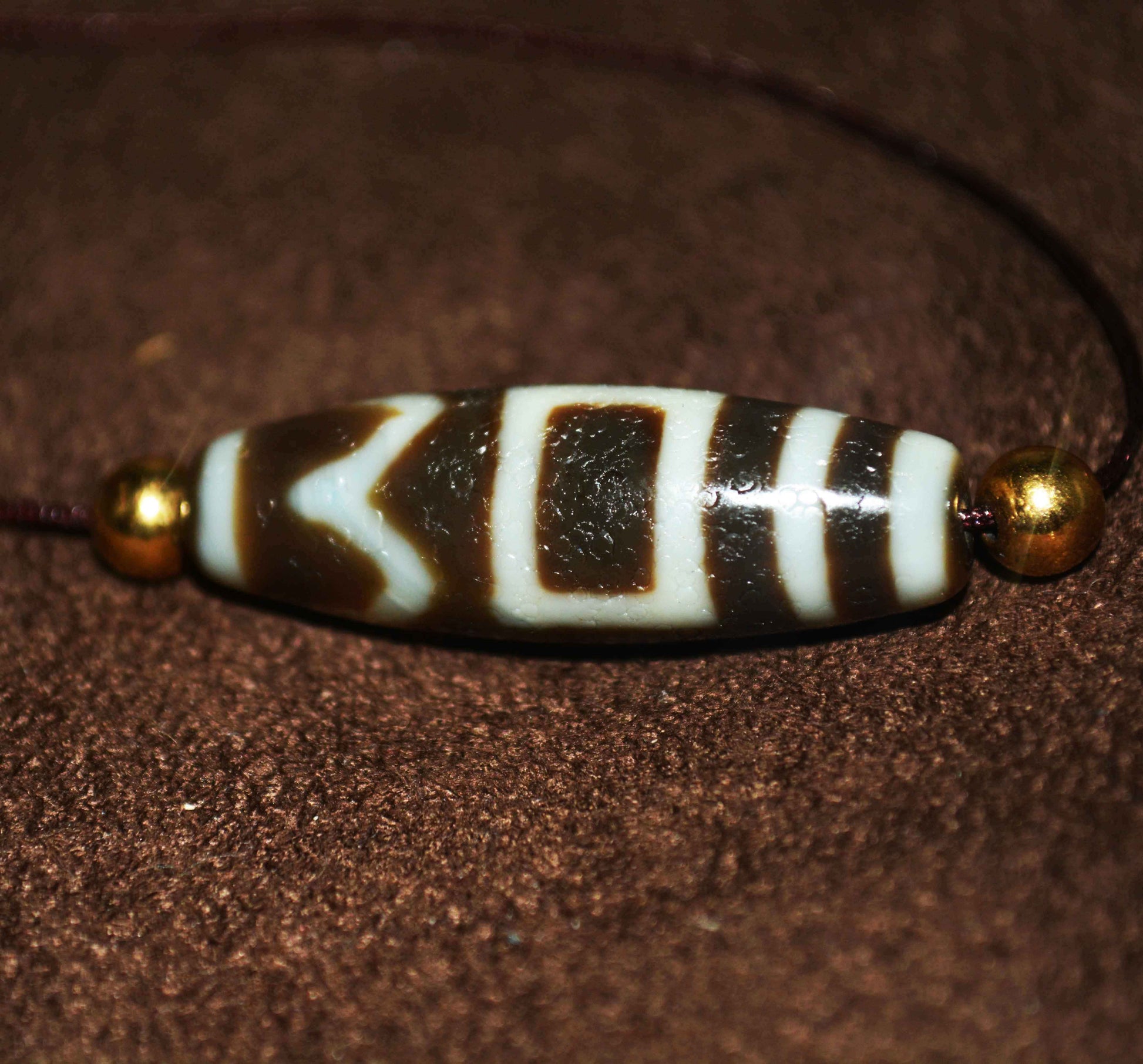 Real Ancient Tibetan Sakor Namkor Dzi Bead Amulet Himalaya Old Antique Genuine Agate Nepal Pure Heaven and Earth Gzi Pendant Talisman Bracelet